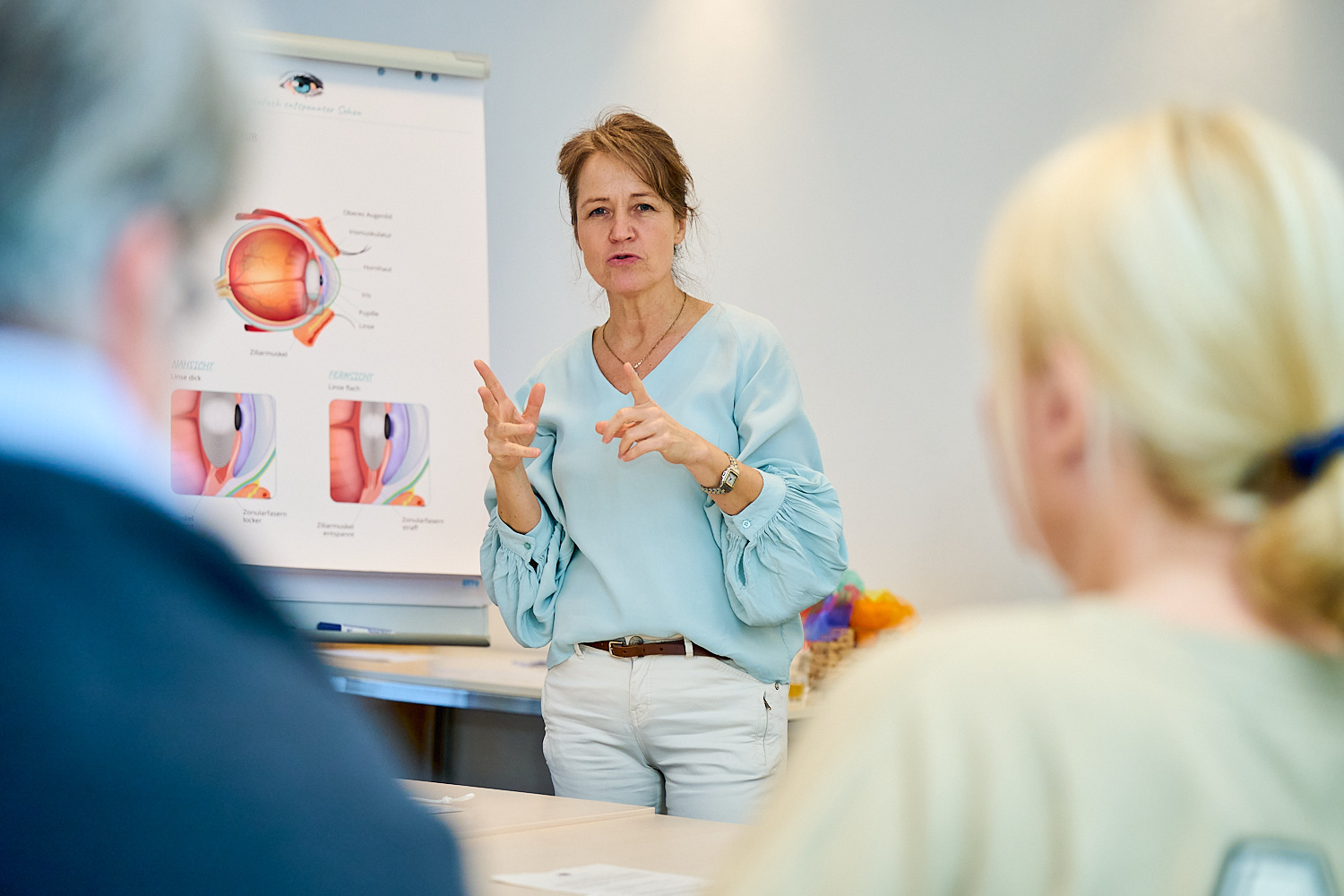 Tanja Berni Arbeitgeberkurs Augen Yoga im Rahmen betrieblicher Gesundheitsvorsorge BGM BGF 